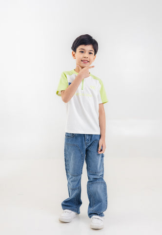 Mossimo Kids Boys' Light Green Raglan Track Zip Top