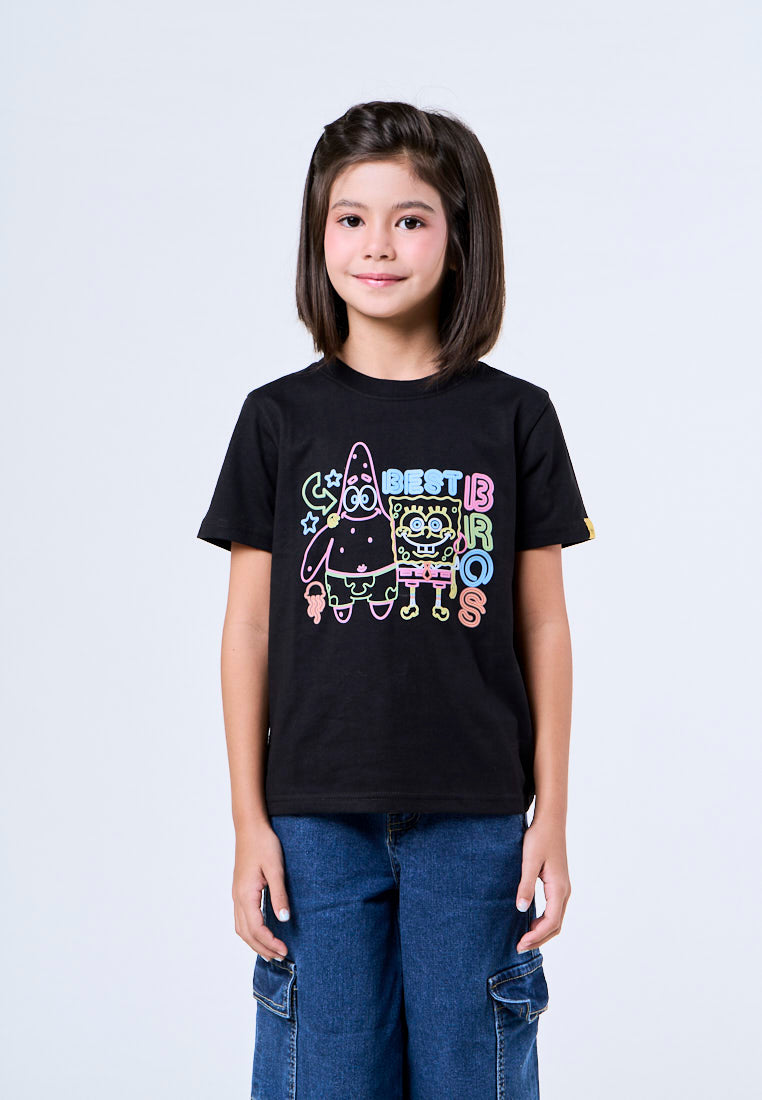 Mossimo Kids Spongebob Black Regular Unisex Tshirt