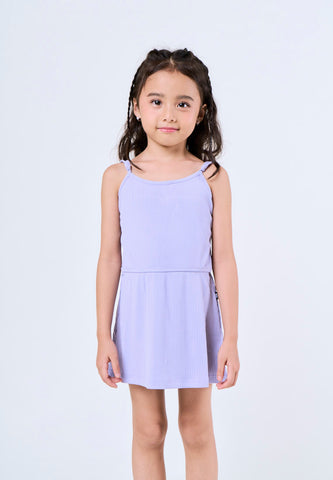 Mossimo Girls Purple Dress with Matching Inner Wear Kids