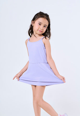 Mossimo Girls Purple Dress with Matching Inner Wear Kids