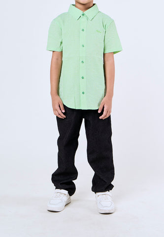 Mossimo Kids Boys Seacrest Short Sleeve Checkered Shirt
