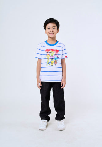 Mossimo Kids Jayden White Robokids  Regular Tshirt