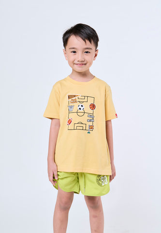 Mossimo Kids Spongebob Lime Green Mid Length Plain Board Shorts