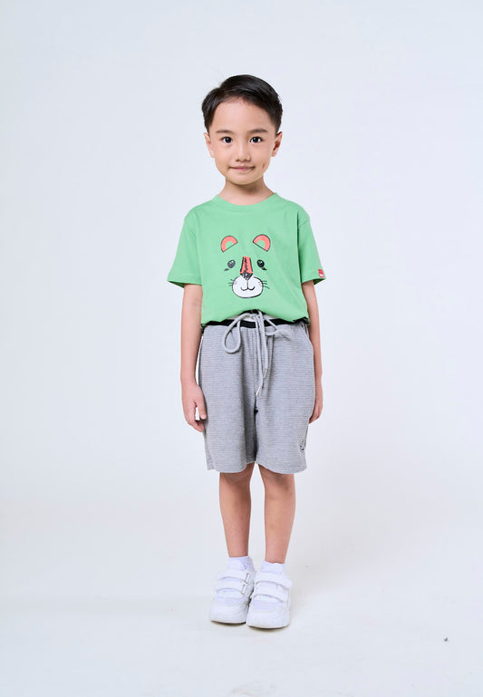 Mossimo Kids Isaac Heather Gray Sports Loose Knitted Shorts