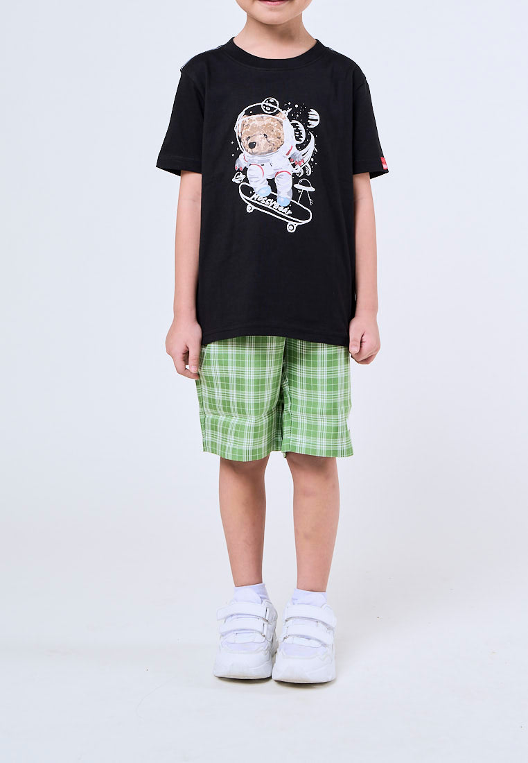 Mossimo Kids Ron Aspen Green Four Pocket Stripes Shorts