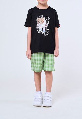 Mossimo Kids Ron Aspen Green Four Pocket Stripes Shorts