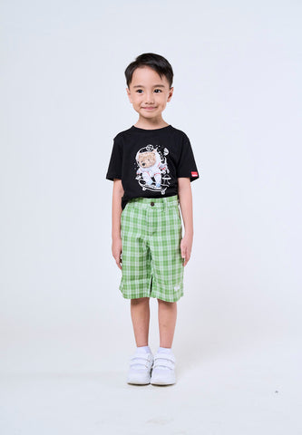 Mossimo Kids Ron Aspen Green Four Pocket Stripes Shorts