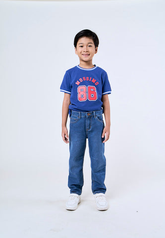 Mossimo Kids Weston Dark Denim Straight Leg Vintage Washed Jeans