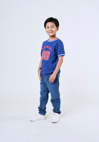 Mossimo Kids Weston Dark Denim Straight Leg Vintage Washed Jeans