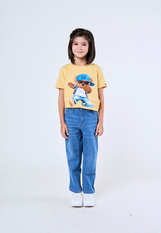 Mossimo Kids Light Blue Mom Jeans with Light Wash and Mild Wash Kids
