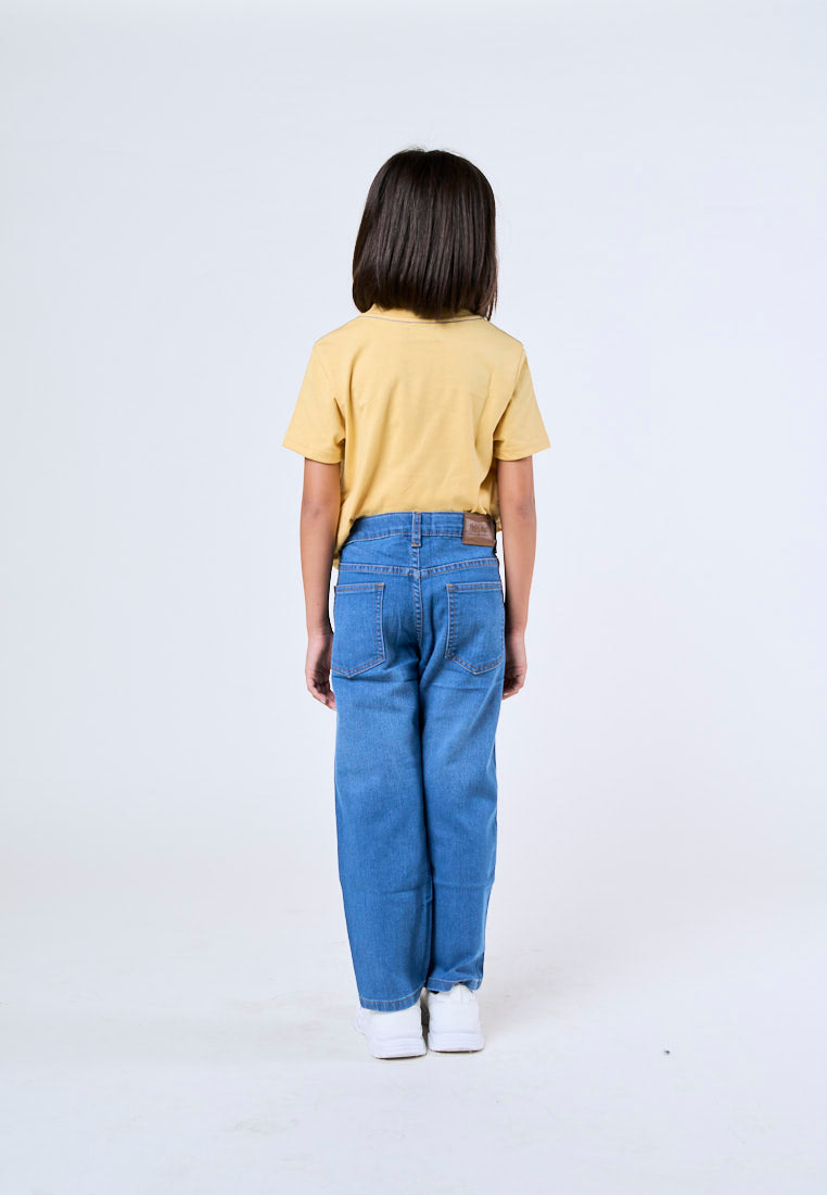 Mossimo Kids Light Blue Mom Jeans with Light Wash and Mild Wash Kids