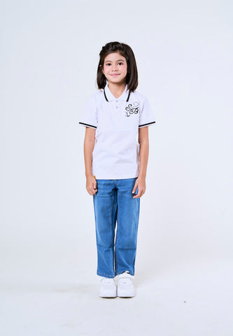 Mossimo Kids White Spongebob Soak It Up Polo Shirt