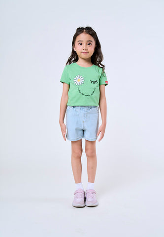 Mossimo Clarissa Light Blue Girls Kids Denim Shorts