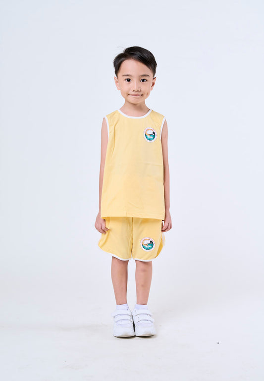 Mossimo Kids Boys Miel Yellow Tank Top and Short Set