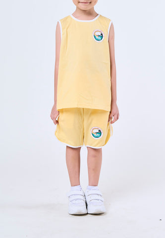 Mossimo Kids Boys Miel Yellow Tank Top and Short Set