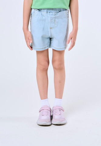 Mossimo Clarissa Light Blue Girls Kids Denim Shorts