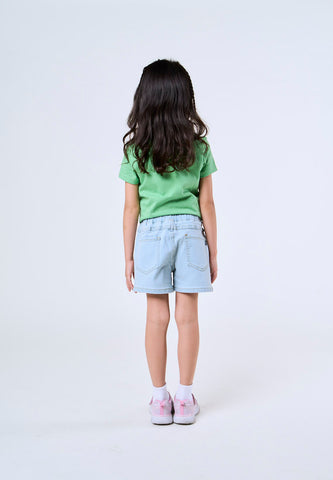 Mossimo Clarissa Light Blue Girls Kids Denim Shorts