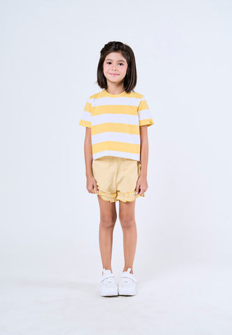 Mossimo Kids Spongebob Yellow Stripes Unisex Tshirt