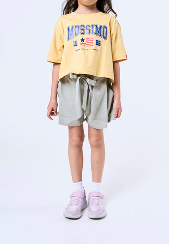 Mossimo Kids Girls Patty Paper Bag Shorts