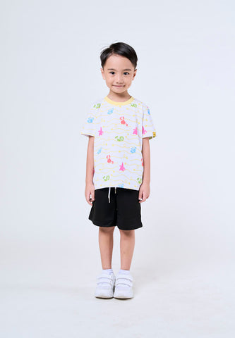 Mossimo Kids White Spongebob Group Pattern Set