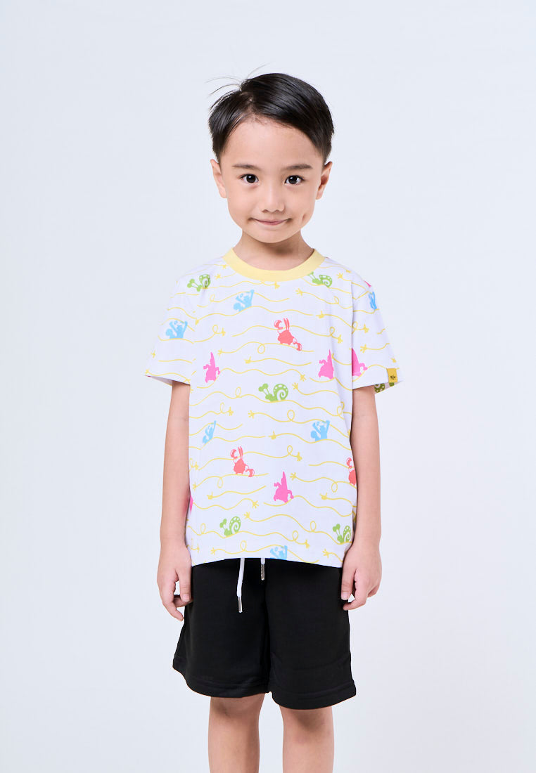 Mossimo Kids White Spongebob Group Pattern Set