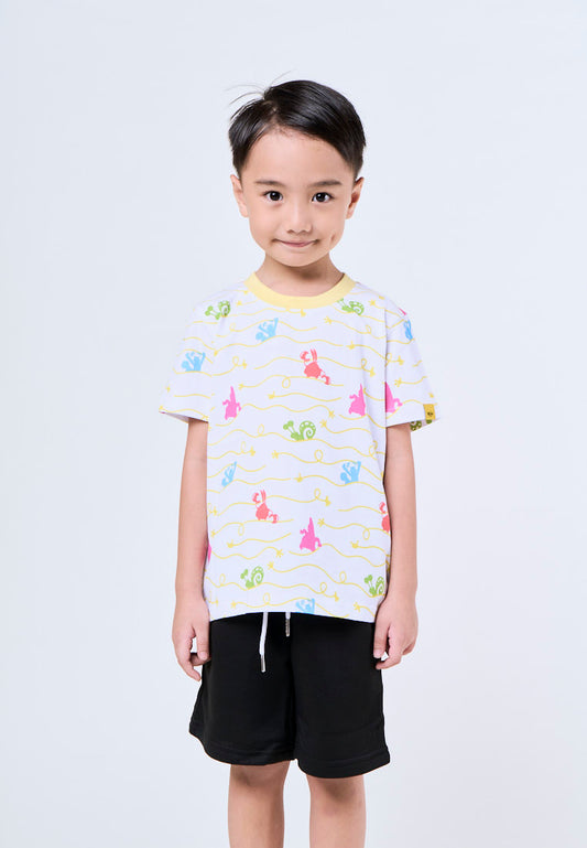 Mossimo Kids White Spongebob Group Pattern Set