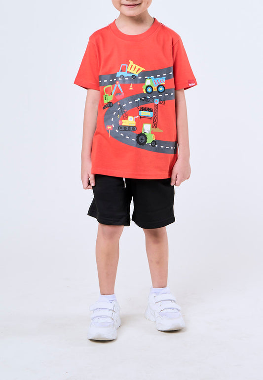 Mossimo Kids Zain Flame Scarlet Regular Tshirt