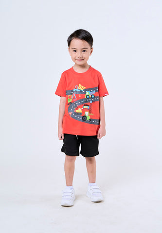Mossimo Kids Zain Flame Scarlet Regular Tshirt