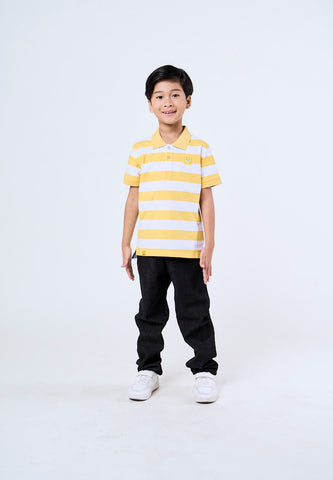 Mossimo Kids Yellow Spongebob Stripes Polo Shirt