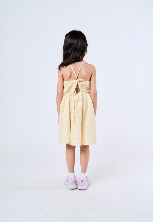 Mossimo Kids Dolce Yellow Halter Neck and Strap Dress