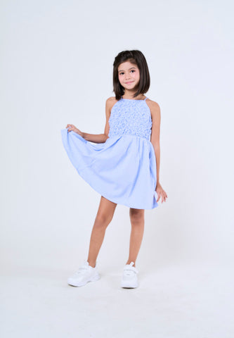 Mossimo Kids Dolce Blue HalterNeck and Straps Dress