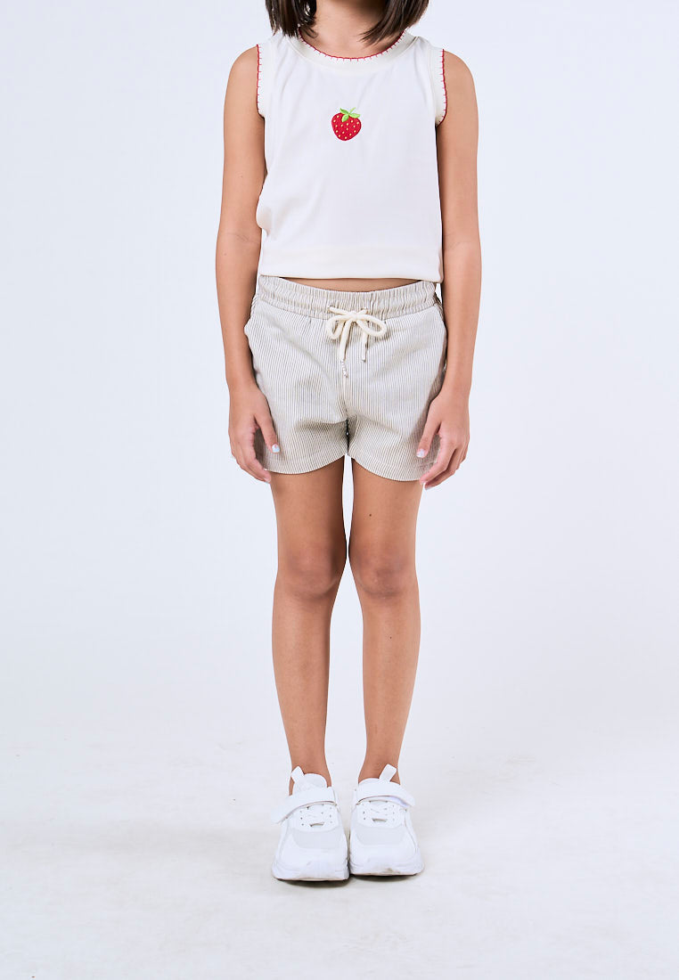 Mossimo kids Pam Beige Relaxed Pull On Shorts