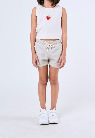 Mossimo kids Pam Beige Relaxed Pull On Shorts