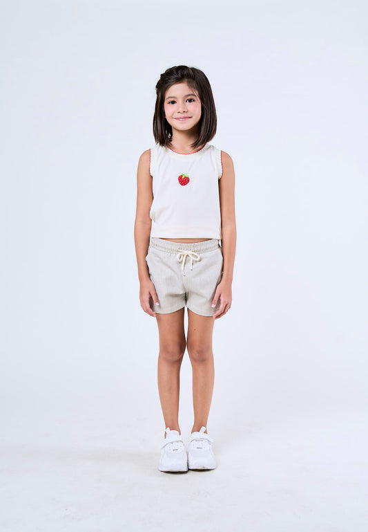Mossimo kids Pam Beige Relaxed Pull On Shorts