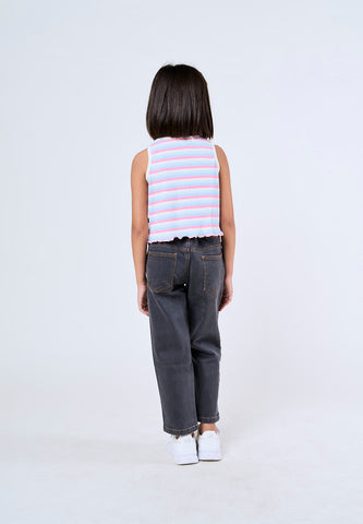 Mossimo Kids Girls Jerlyn Gray Basic Five Pocket Jeans