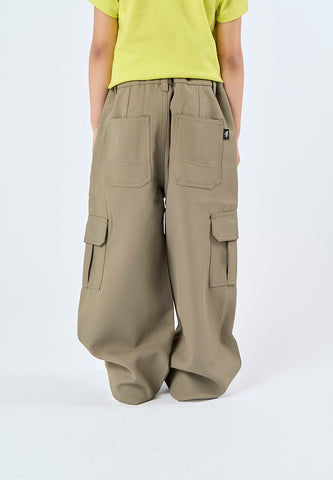 Mossimo Kids Lyra Fatigue Wide Leg Cargo Jeans