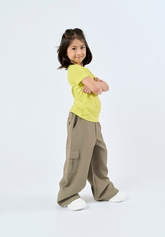 Mossimo Kids Lyra Fatigue Wide Leg Cargo Jeans