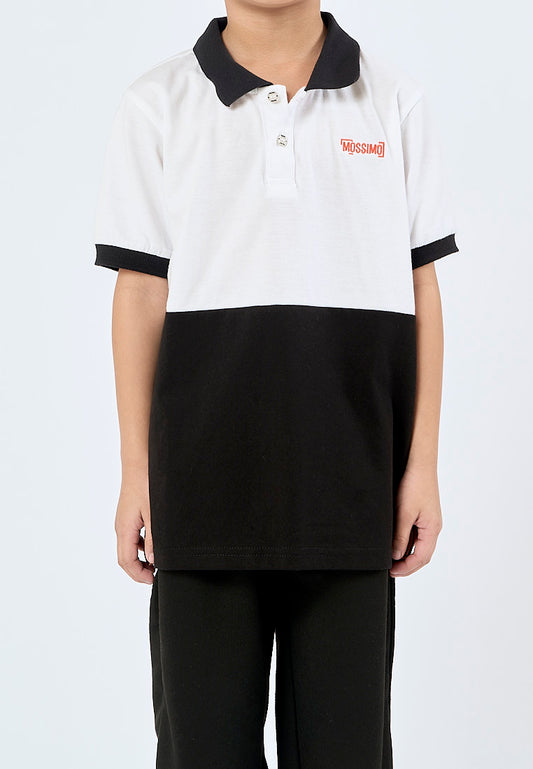 Mossimo Kids Kenjie Black White Polo Shirt