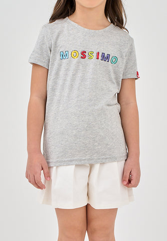 Mossimo Kids Riza Heather Gray Basic Tshirt