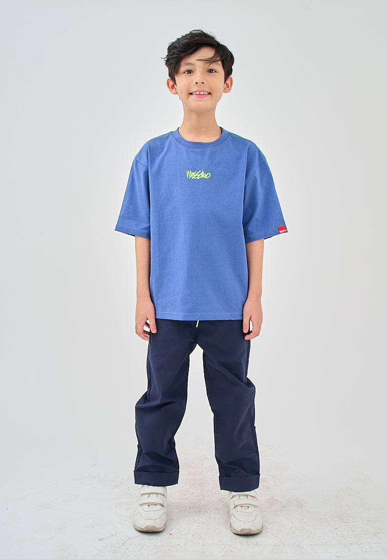 Mossimo Kids Theo Blue Oversized Fit Tee