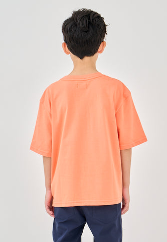 Mossimo Kids Earl Apricot Orange Oversized Fit Tee