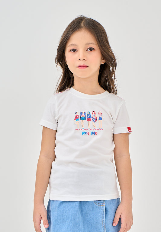 Mossimo Kids White Basic Tshirt For Girls