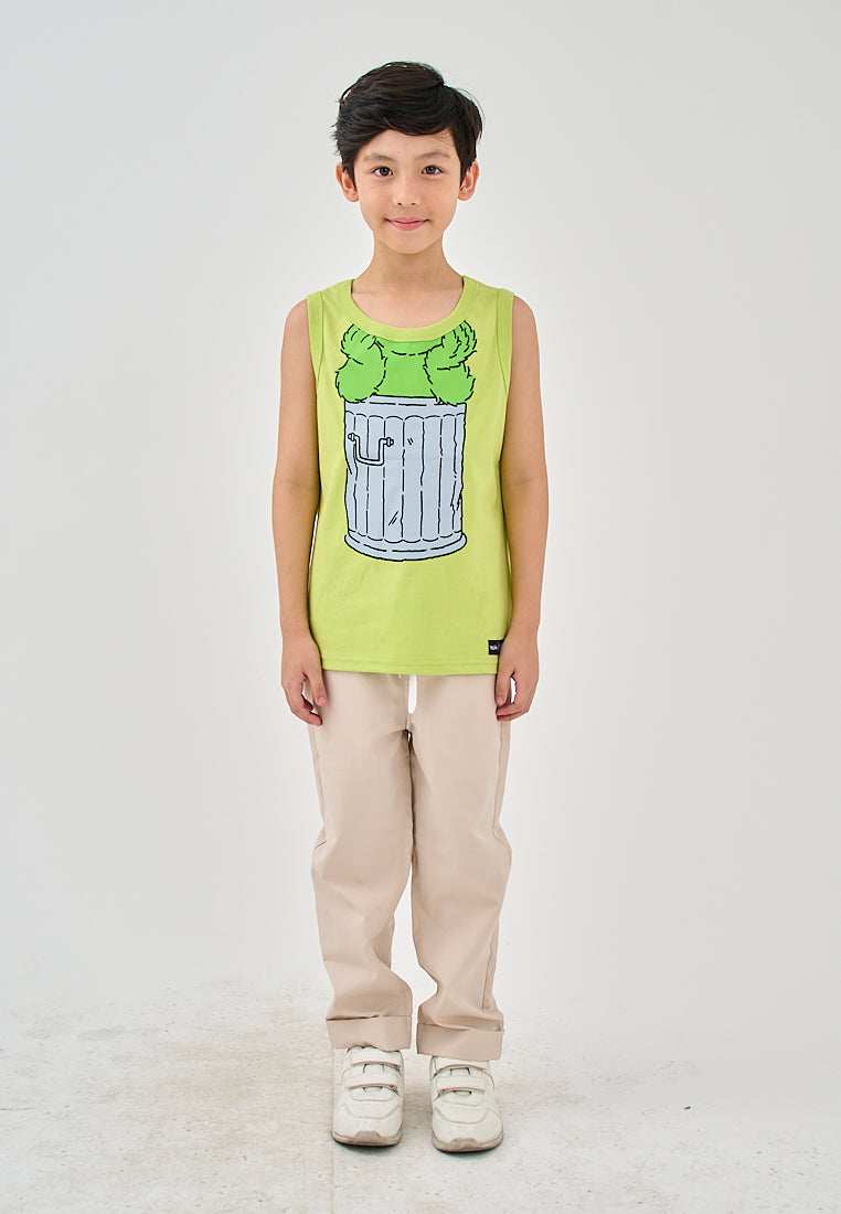 Mossimo Kids Sesame Street Oscar Green Tank Top