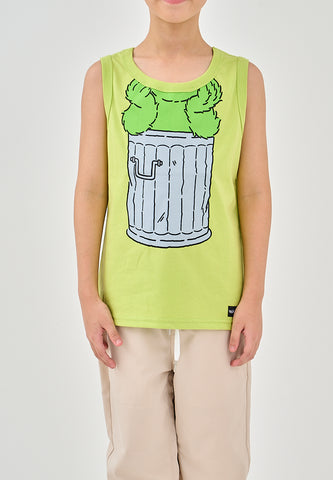 Mossimo Kids Sesame Street Oscar Green Tank Top