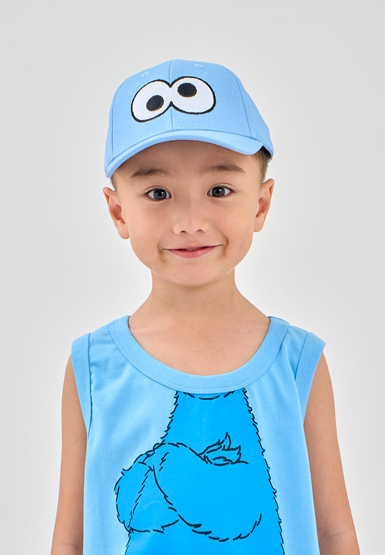 Mossimo Sesame Street Blue Cookie Monster Embroidered Cap