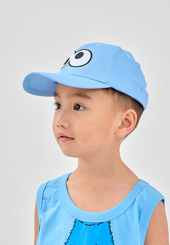 Mossimo Sesame Street Blue Cookie Monster Embroidered Cap