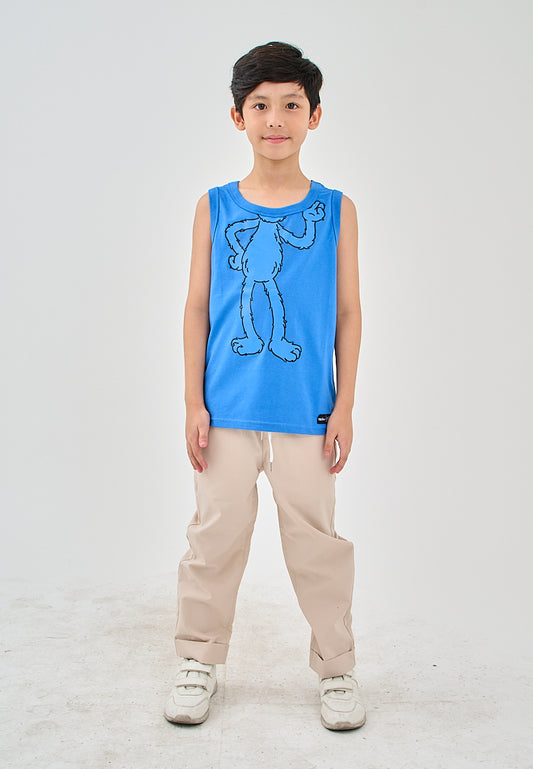 Mossimo Kids Sesame Street Grover Blue Tank Top