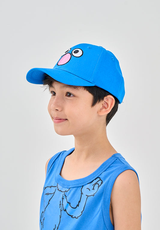 Mossimo Sesame Street Blue Grover Embroidered Cap