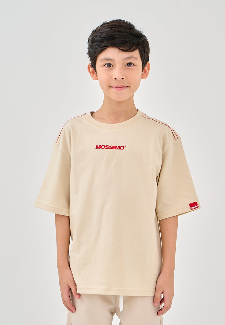 Mossimo Kids Alex Beige Oversized Fit Tee