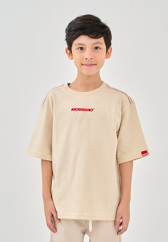 Mossimo Kids Alex Beige Oversized Fit Tee